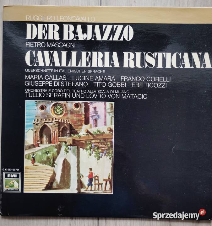 Album winylowy RLeoncavallo i Pietro Mascagni 1 płyta wielkopolskie