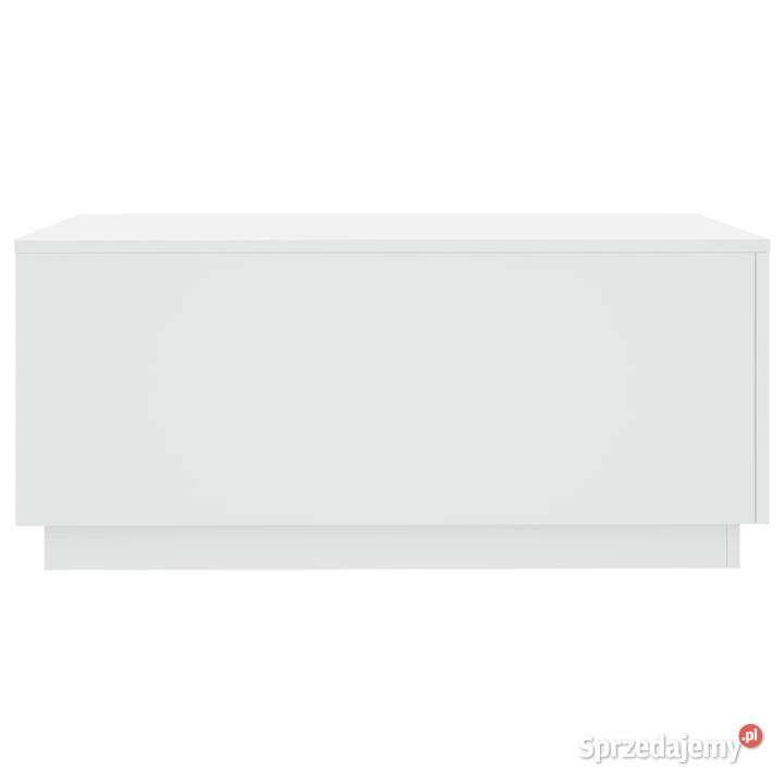 Stolik kawowy z oświetleniem LED biały 90x50x40 Warszawa