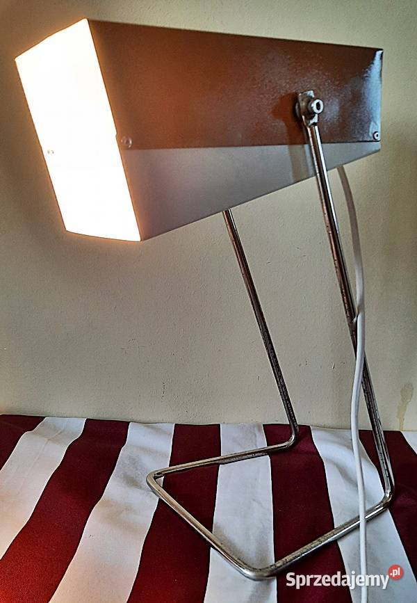 Lampa na biurko ZAOS typ St6 2 z lat PRL Ostrów Wielkopolski