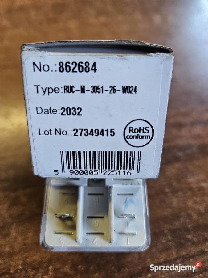 Przekaźnik Relpol relpol
RUC M 3051 26 W024 Igołomia sprzedam