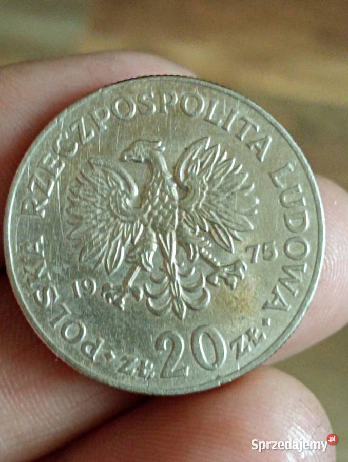 Sprzedam monete 20 zl 1975 bzm
