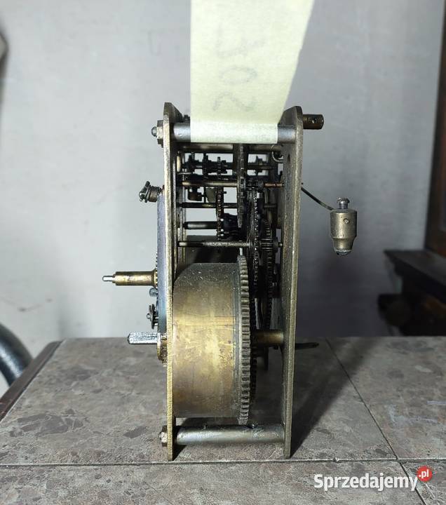 705 Mechanizm starego zegara ściennego HAU Tczew