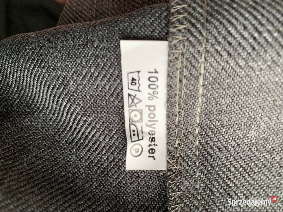 Zasłona szara na microflexach 132 x 264 Nowa Mosty