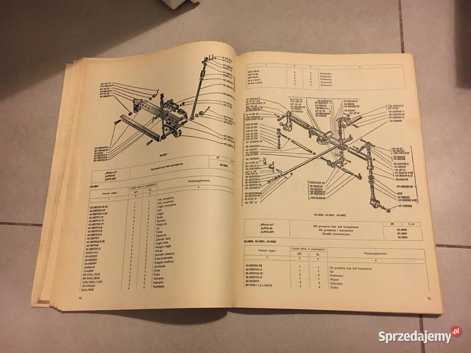 Unikatowy katalog części zamiennych do ciągnika wielkopolskie Łęczyca