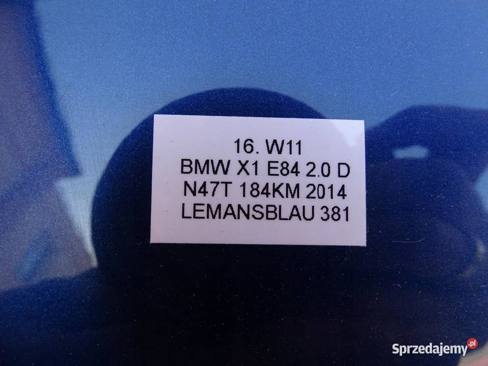 DRZWI LEWY TYŁ LEWE TYLNE LE MANS BLAU 381 BMW