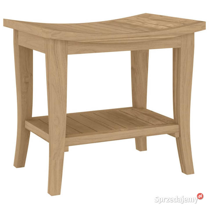 Stolik łazienkowy 50x35x45 lite drewno tekowe Warszawa