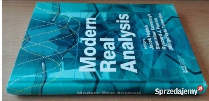 Modern real analysis Hejduk Kowalczyk Pawlak Gdańsk