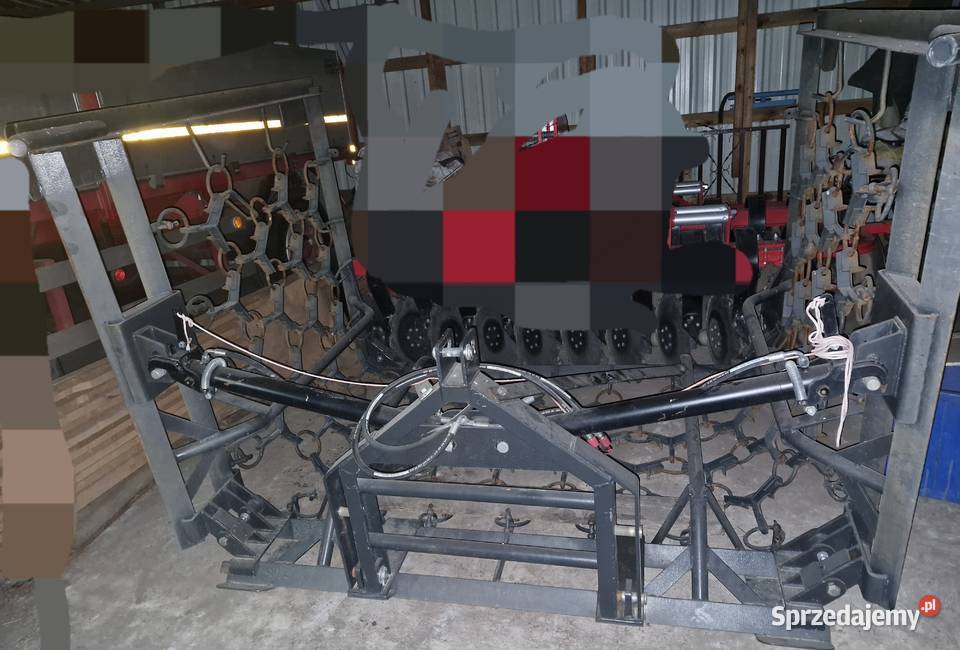 Włóka Łąkowa Polowa Metal Technik 5m 2 siłowniki Tuszyn