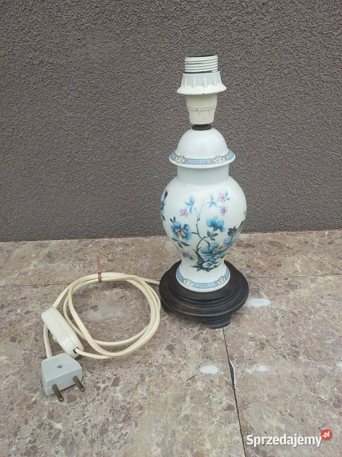 15 lampka nocna stołowa ceramiczna zdobiona w Tczew