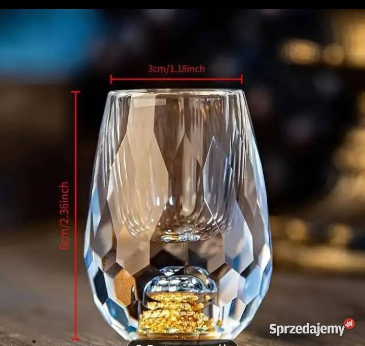Dwa kieliszki kryształy Dom i Ogród Warszawa