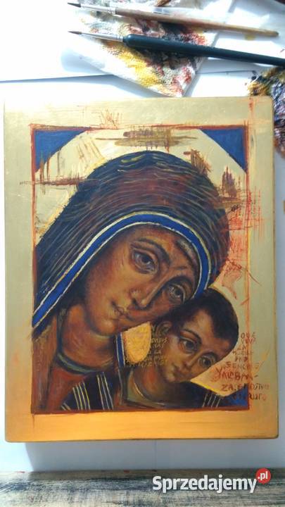 Ikona pisana Pantokrator Prezent wyjątkowy zachodniopomorskie Szczecin