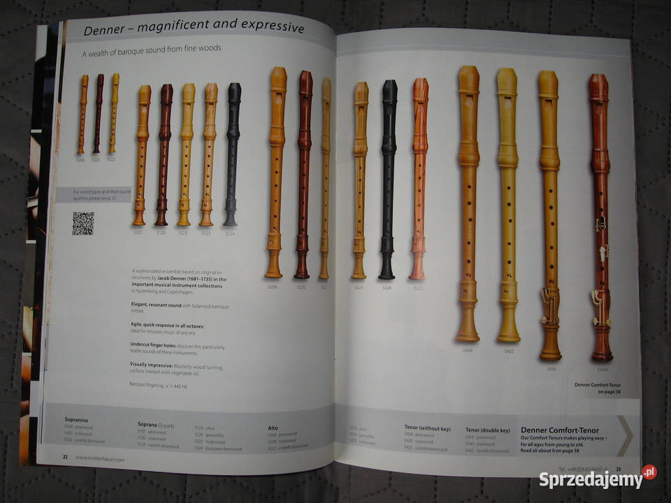 Mollenhauer Recorders Catalog katalog fletów Kępice