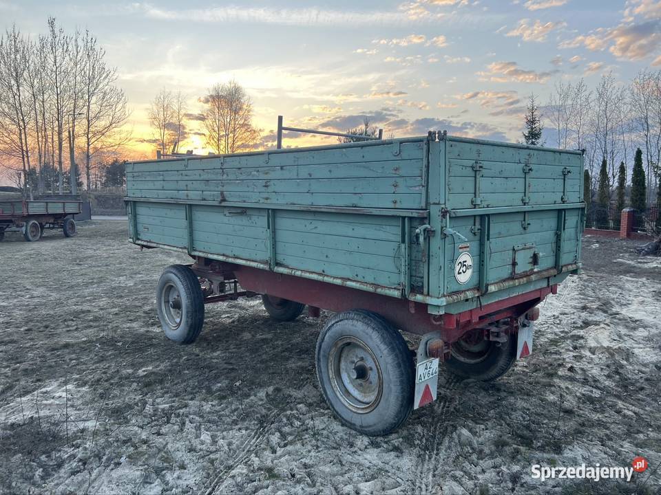 Sprzedam przyczepę 8 ton kiper 3 strony Nowy Lipowiec
