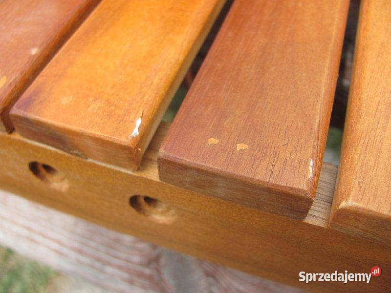 półka regał stojak drewniany akacja na buty Zamość