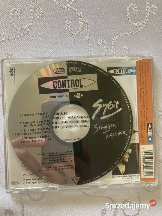 Płyta CD Single Sybil Stronger Together Lata 90 Czerwionka-Leszczyny