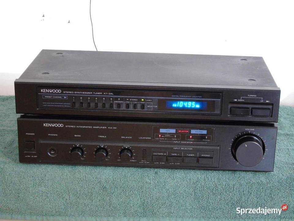 Wzmacniacz i Tuner Kenwood KA34 i KT34 Vintage podkarpackie Jasło