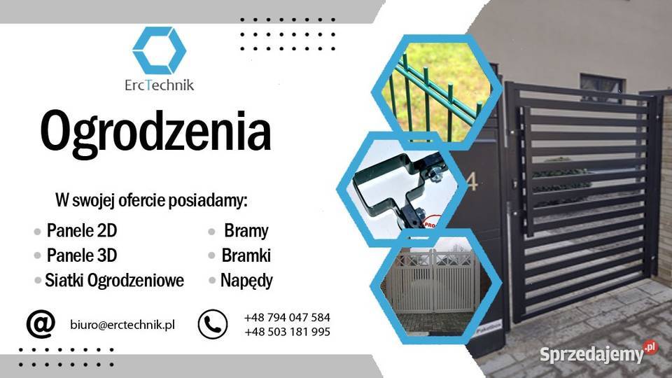 Sprzedaż i montaż ogrodzeń Siatki i panele lubuskie Międzyrzecz
