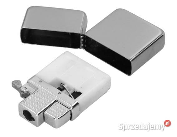 Srebrna Zapalniczka Benzynowa w Zestawie z śląskie Ostrowy nad Okszą