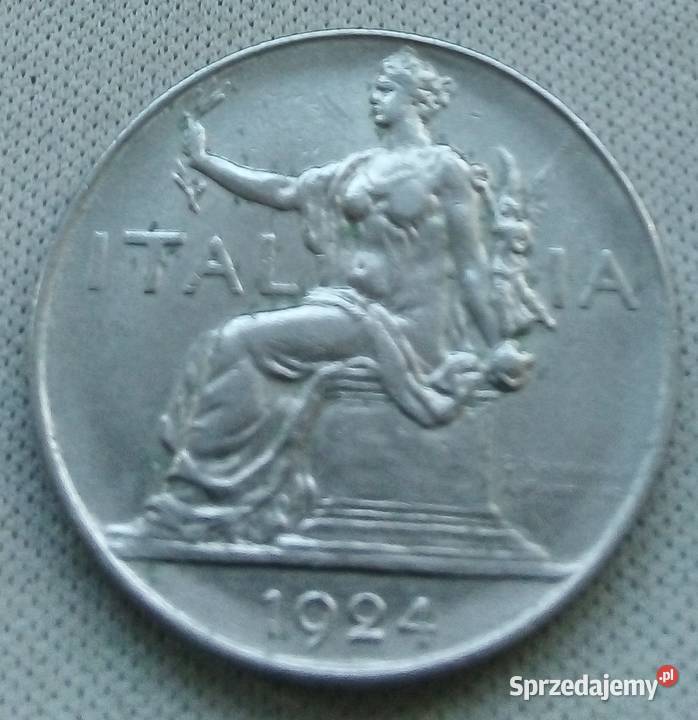 WŁOCHY1 LIRA 1924 r Legionowo