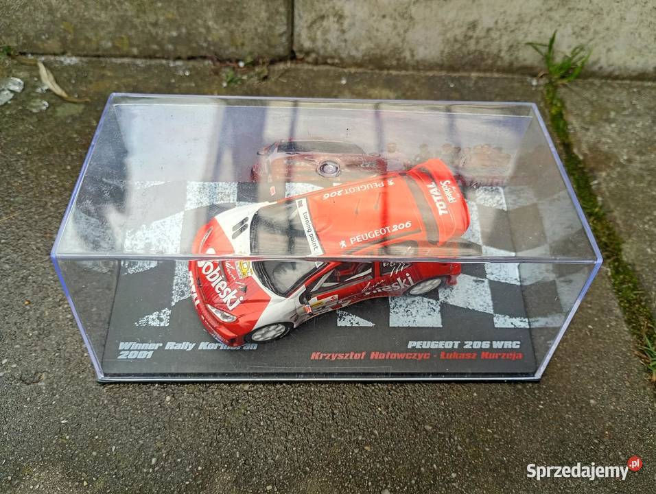 PEUGEOT 206 WRC Rally cars deagostini 143 Modelarstwo