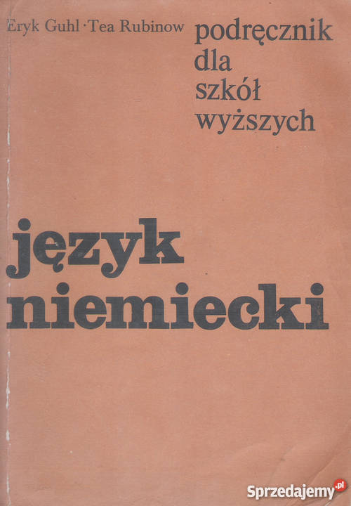 Język niemiecki E GuhlT Rubinow Rok wydania 1982 Puławy