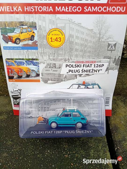 POLSKI FIAT 126P Pług śnieżny maluch kultowe Warszawa