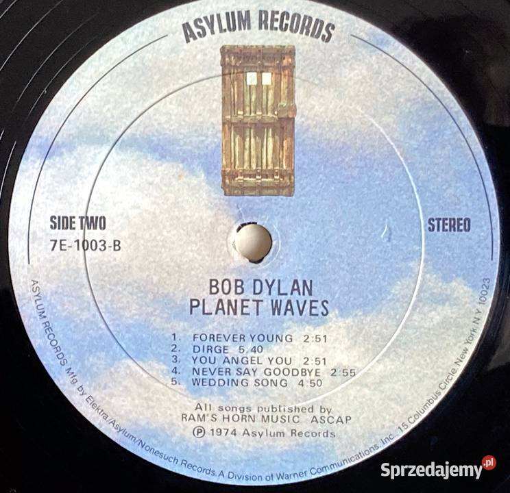 Bob Dylan Planet Waves płyta winylowa Szczecin