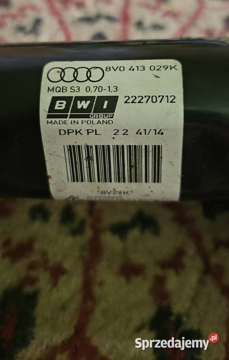 Amortyzator Lewy Magnetic Ride Audi S3 8V Motoryzacja Krzeszowice