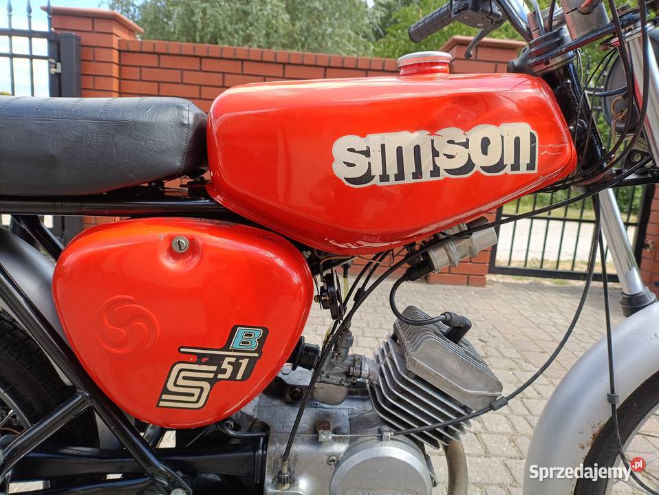 Simson S51 1986r oryginał zarejestrowany Sieradz