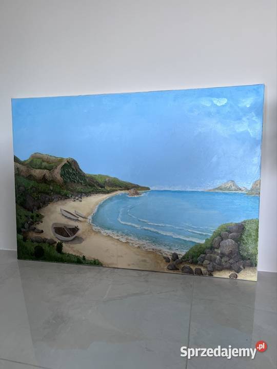 Obraz olejny pejzaż 100x70 Dom i Ogród Wrocław