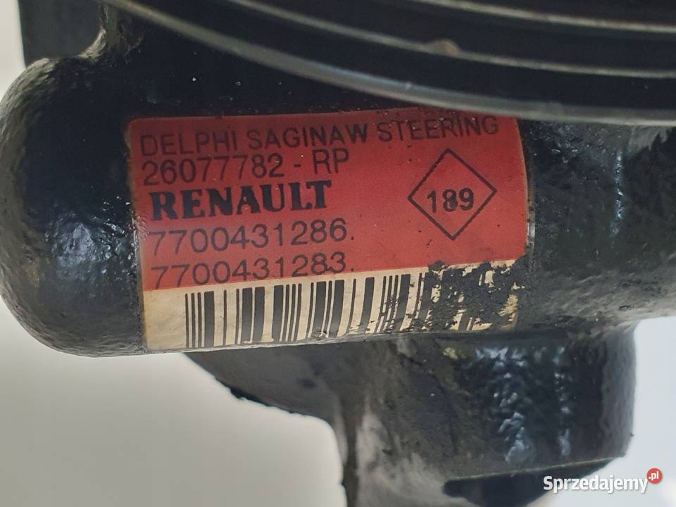 POMPA WSPOMAGANIA Renault Kangoo 16 16V Chełm