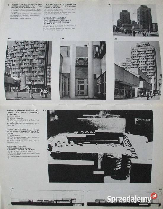 Koncepcja zabudowy miasta S Koziński 1974 miasto