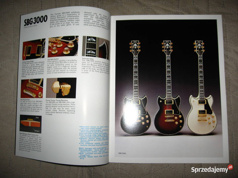 Yamaha Electric Guitars katalog gitar Kępice