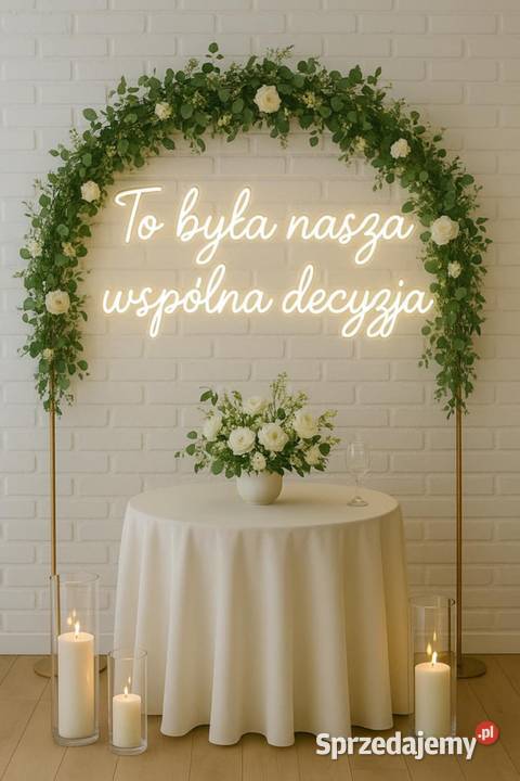 To była nasza wspólna decyzja neon Gorzów Wielkopolski