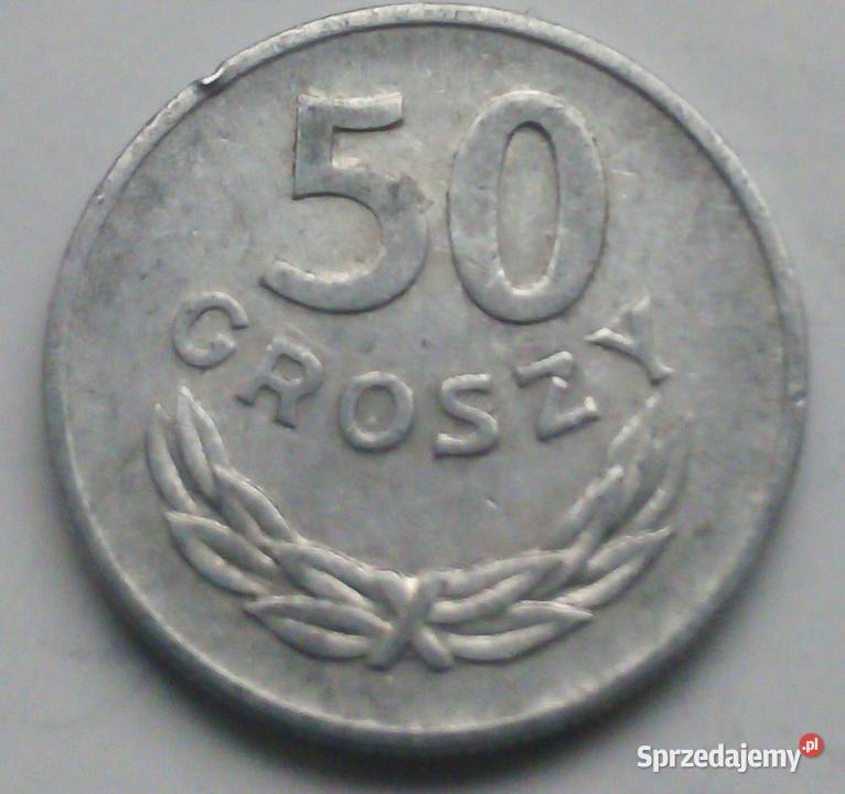 POLSKA50 GROSZY r1977 rAL mazowieckie