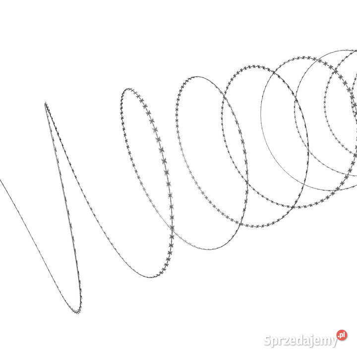 Zasieki concertina 980 mm 54 zwoje 5 złączek Budowa zachodniopomorskie Szczecin sprzedam