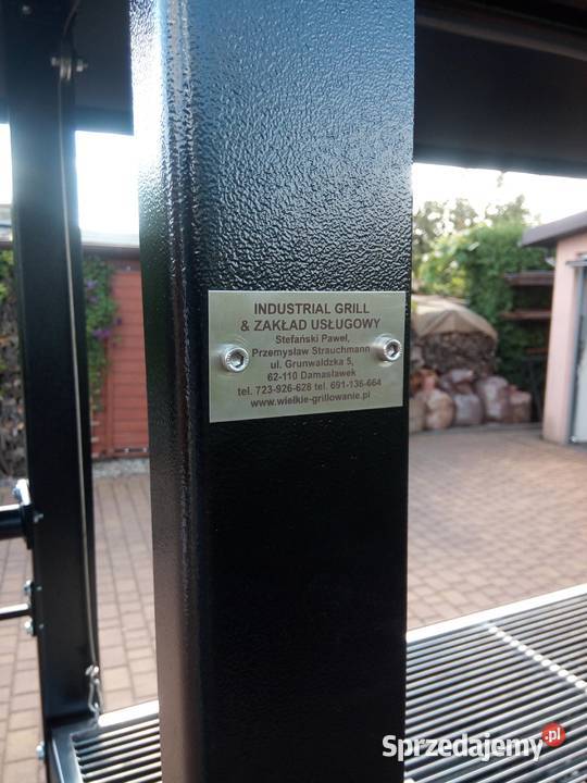 Gastronomiczny grill cateringowy gazowy węglowy Damasławek