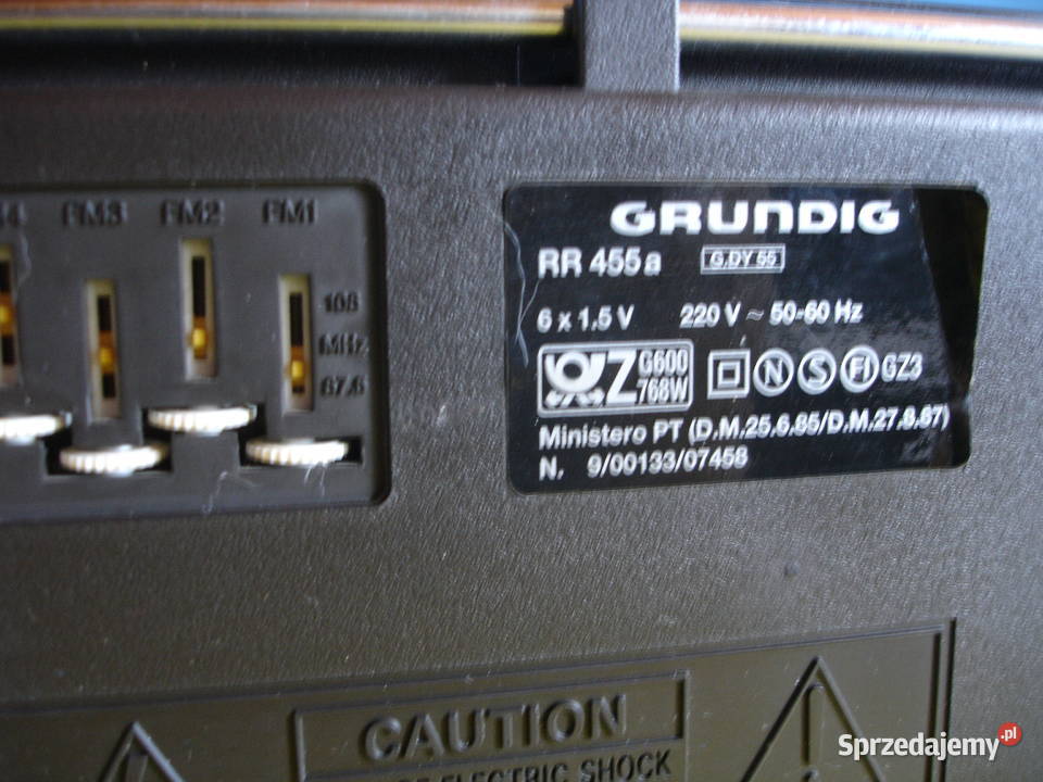 Radiomagnetofon GRUNDIG RR455A lubuskie Zielona Góra