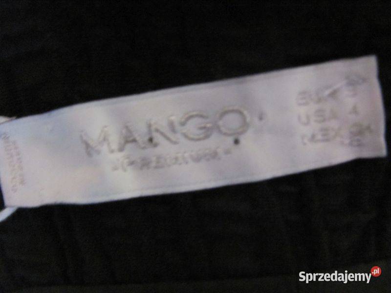 sukienka MANGO premium r S 36 czarna głęboki Mango Moda i Styl Zamość sprzedam