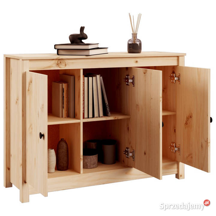 Szafka 100x35x74 lite drewno sosnowe WM814559 Warszawa sprzedam