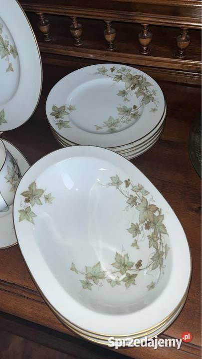 Talerz Syg Noritake IRELAND Liście na gałązkach pomorskie Gdańsk