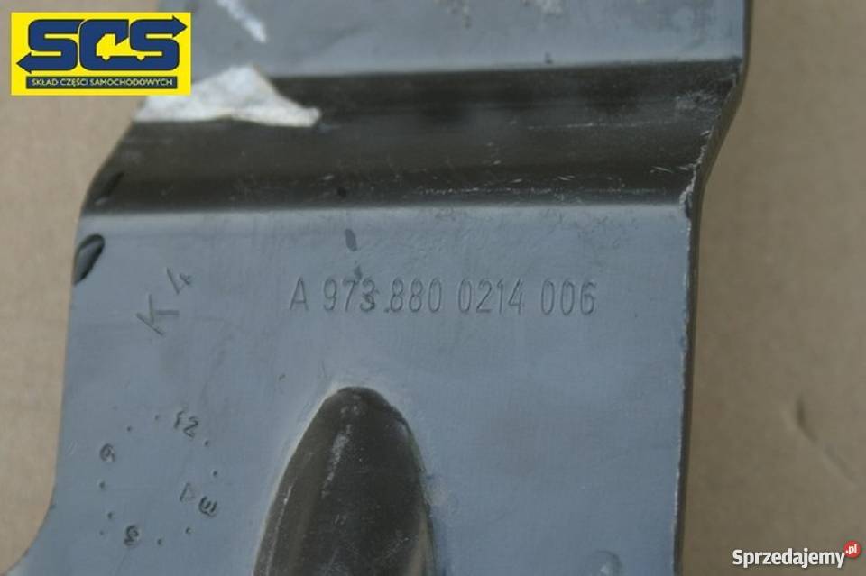 MERCEDES ATEGO WSPORNIK MOCOWANIE ZDERZAKA NISKI ciężarowe Bieleń