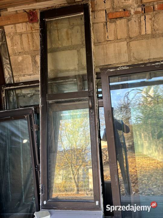 Sprzedam okna aluminiowe a notowane w brązie w Nowy Tomyśl