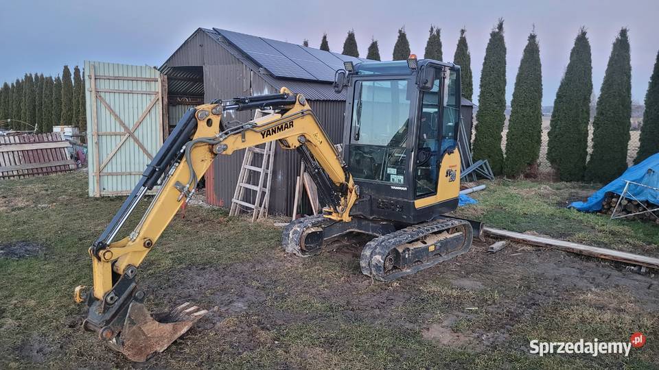 Yanmar SV26 670 mth 3 łyżki w zestawie Stan