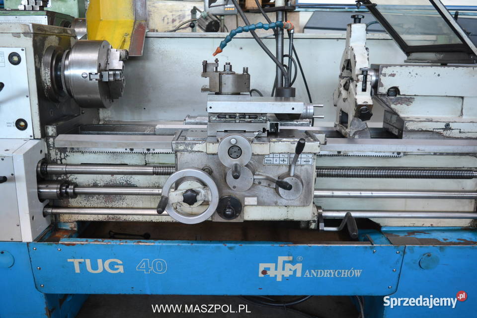 Tokarka TUG 40 x 1000 rb 2000 AFM ANDRYCHÓW Głowno