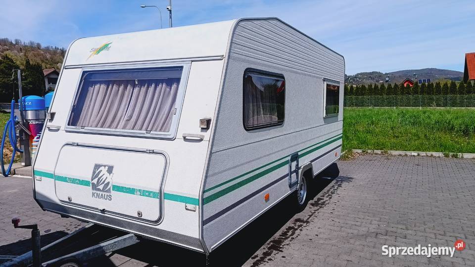 przyczepa kempingowa campingowa kemping OKAZJA Międzybrodzie Bialskie
