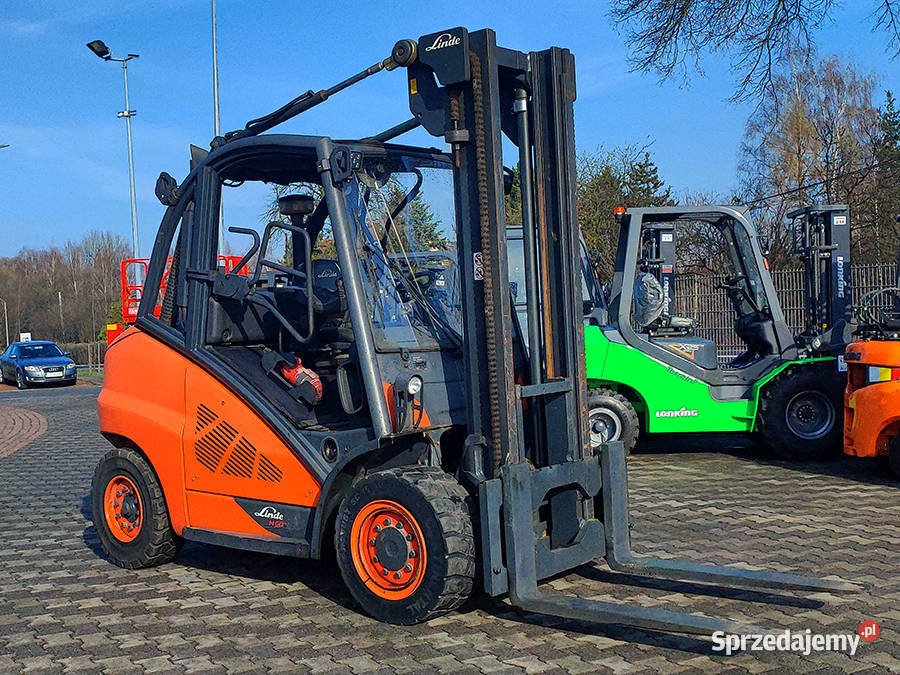 wózek widłowy Linde H50D02 diesel 5 t duplex 37