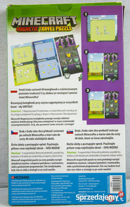 Minecraft Magnetic Travel Puzzle Gdańsk