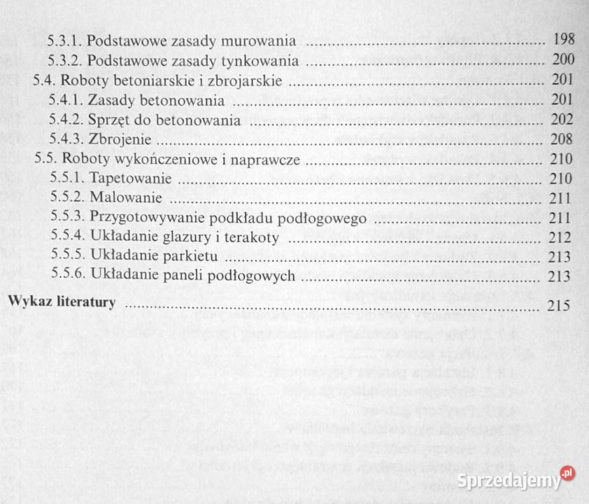 Technologia Zarys budownictwa ogólnego Konrad lubelskie Chełm