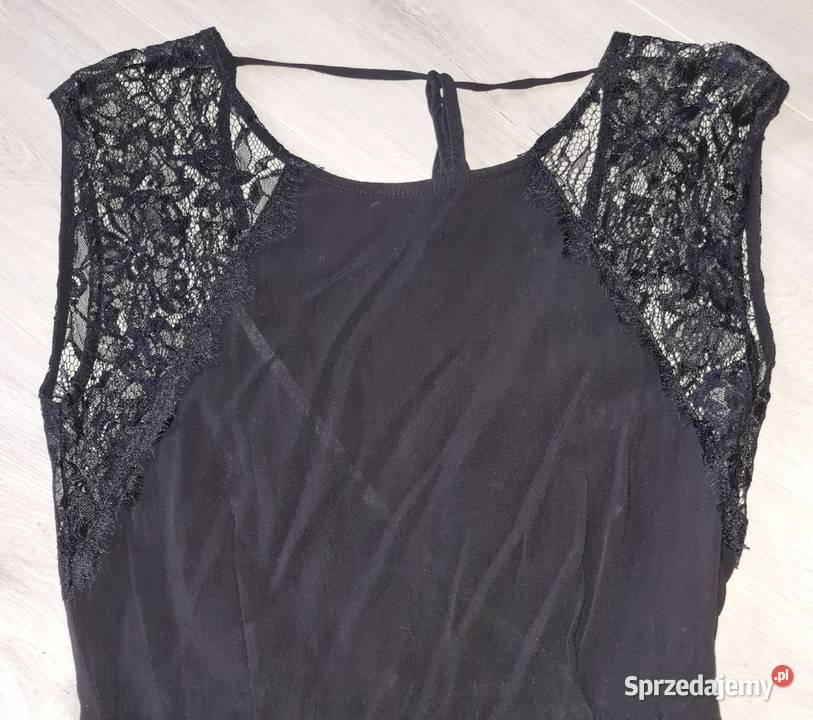 Sukienka koronka czarna 36S łódzkie Łódź